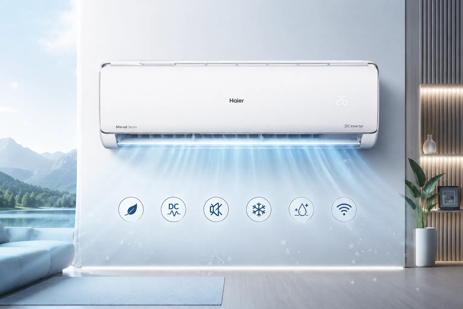 Haier Marvel Series DC Inverter Split Air Conditioner